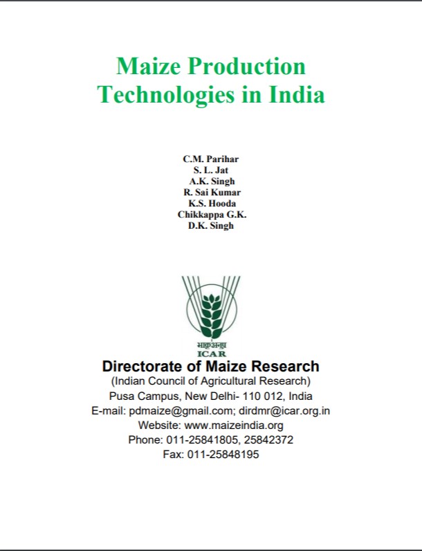 Maize Production Technologies in India